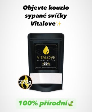 Konec nepořádku a starostí. Vitalove je sypaná svíčka, která mění pravidla hry. Zapomeňte na zašpiněné nádoby a...